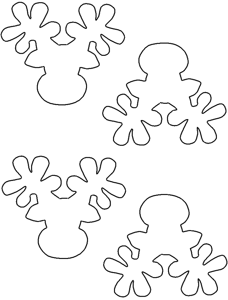 Yakaberry CRAFTS - Reindeer Pattern