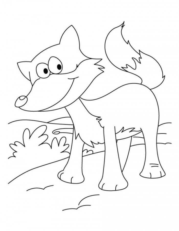 Stone Fox Coloring Pages | 99coloring.com