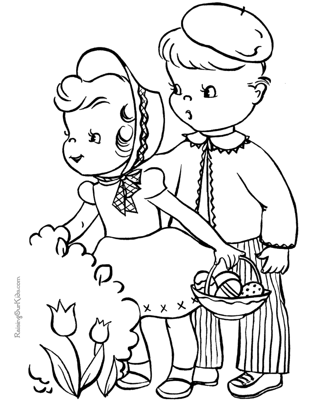 Easter Coloring Book Pages - 021