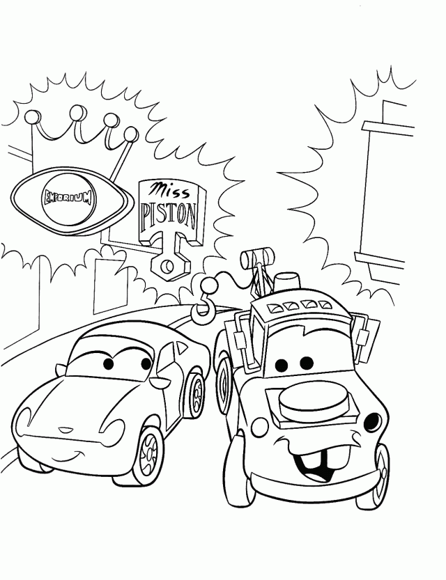 Lightning Mcqueen Coloring Pages Free Coloring Online 112613 