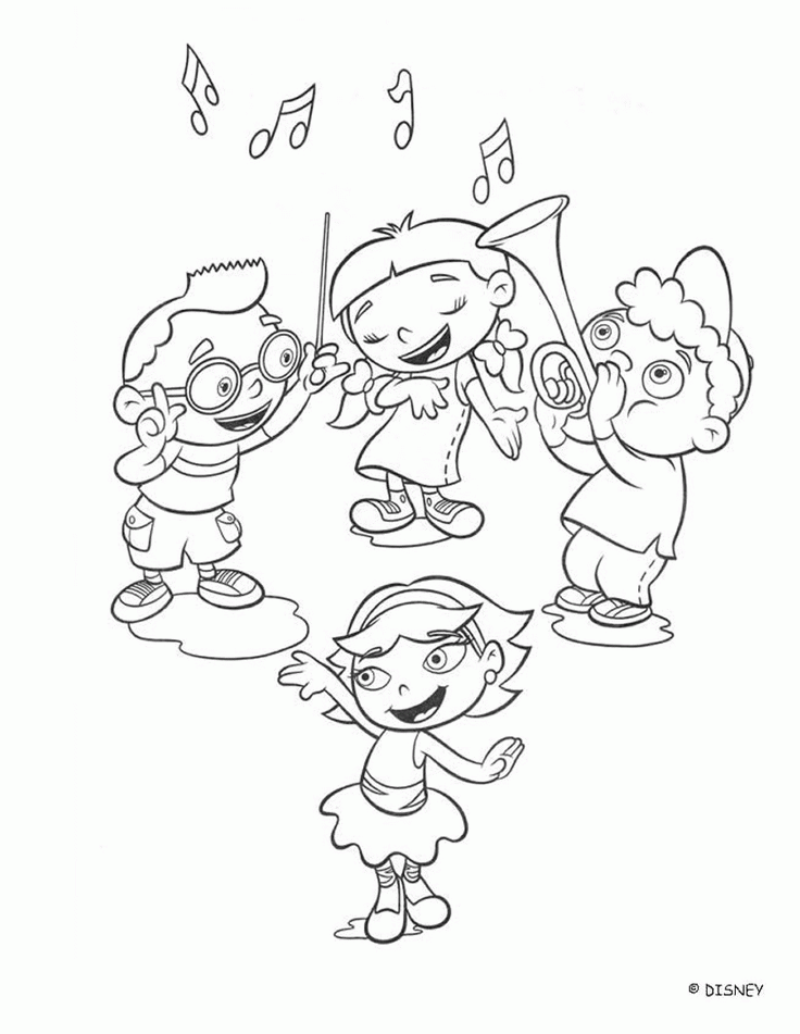 musical-little-einsteins-coloring-page | coloring pages