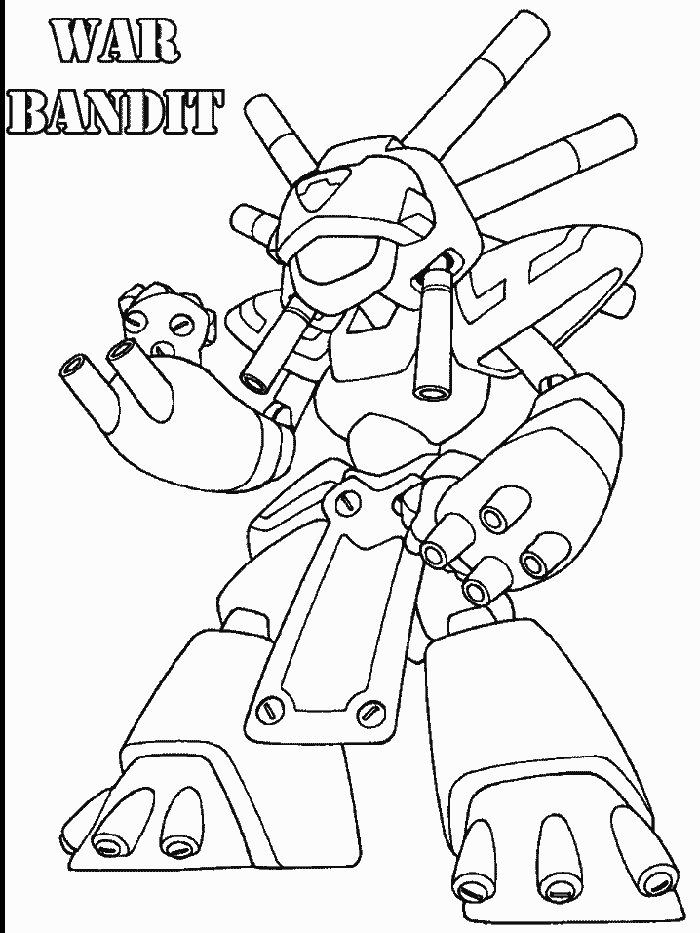 Medabots Colouring Pages (page 2)