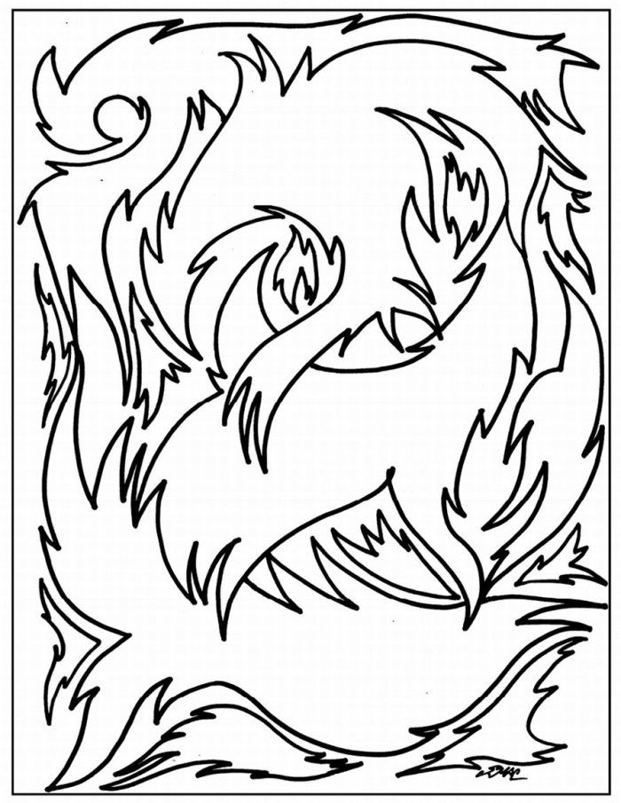 Abstract Coloring Pages For Adults | 99coloring.com