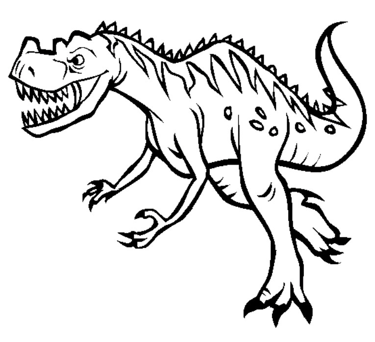 Print Ceratosaurus Dinosaur Coloring Pages or Download 