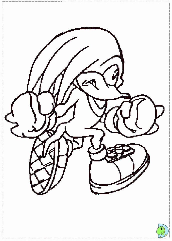 sonic diaper Colouring Pages
