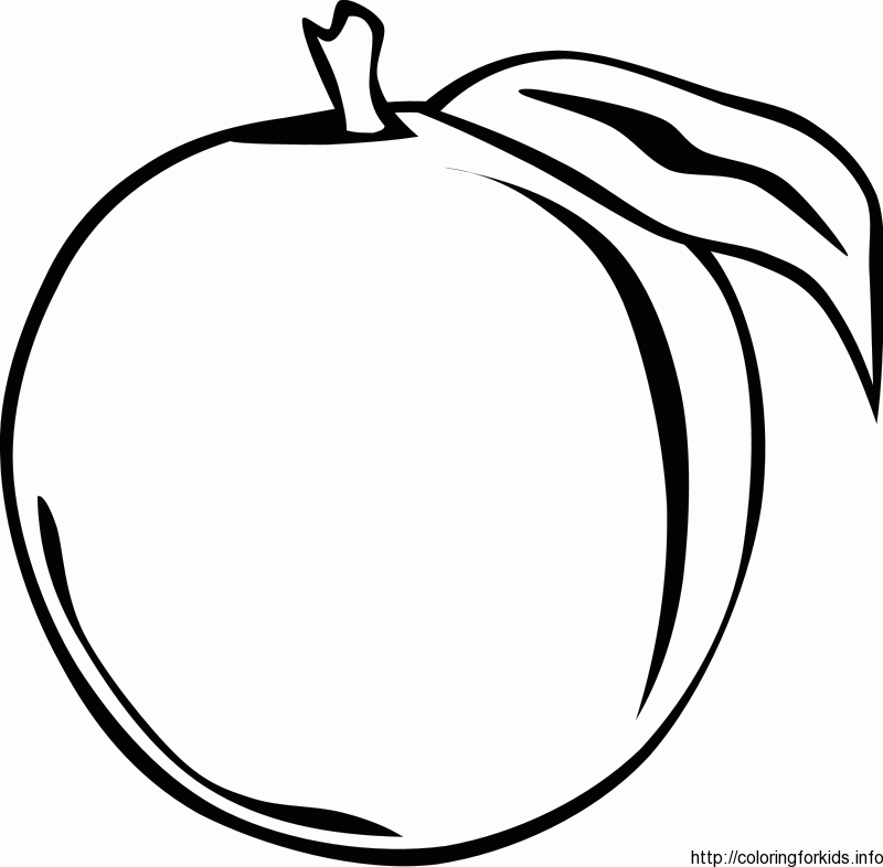 Fruit Coloring Pages - ColoringforKids.info | ColoringforKids.info