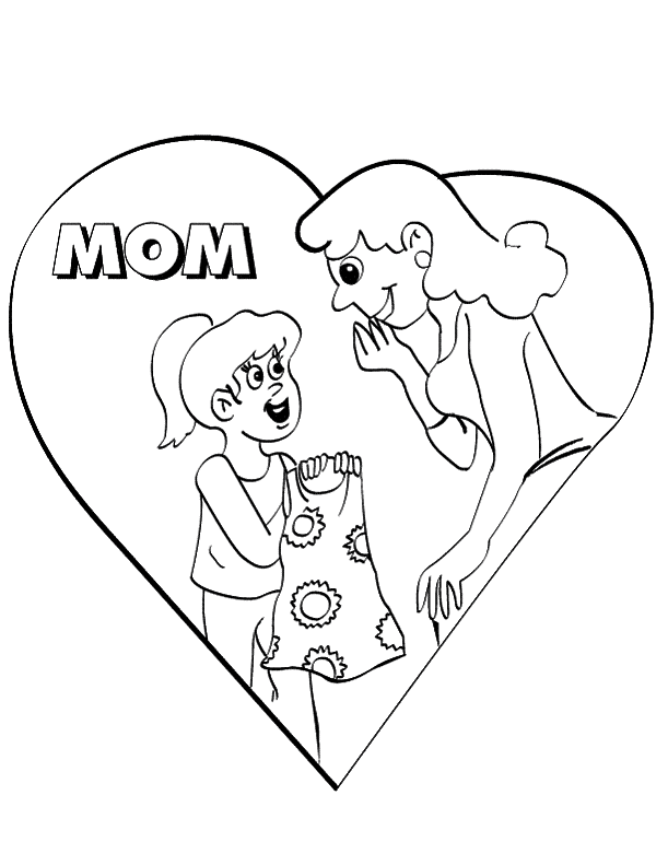 Mothers Day Coloring Pages for Kids | Cool Christian Wallpapers