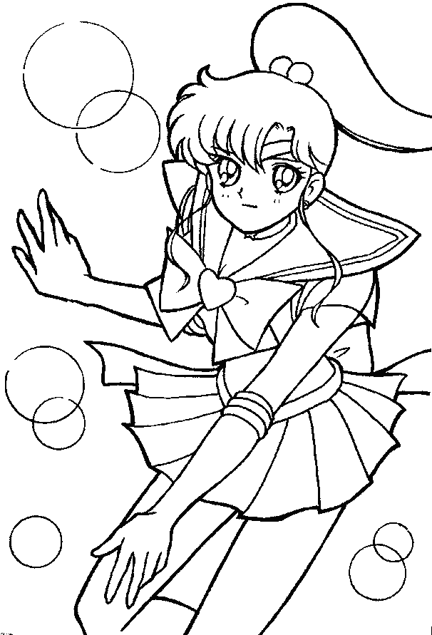 sailor star Colouring Pages