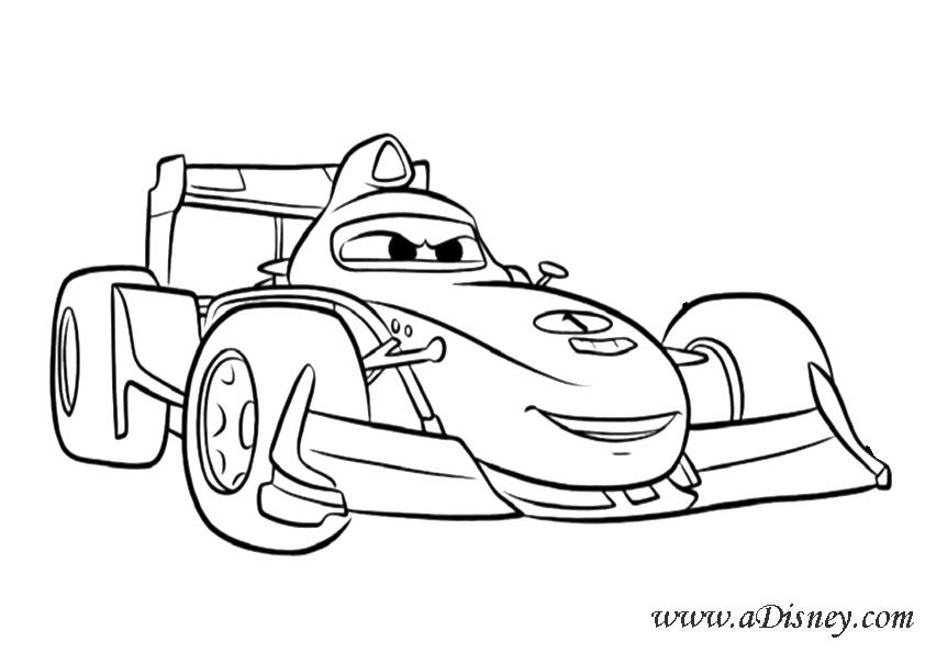 Cars Coloring Pages Francesco Jobspapa Car Pictures