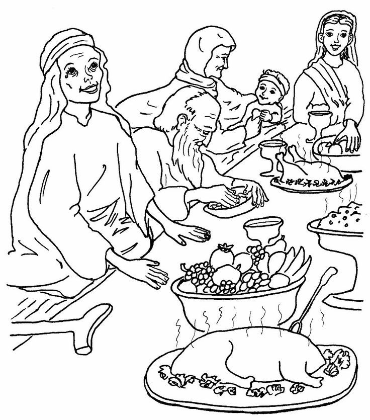 The Great banquet coloring pages | VBS 2014 Day 4: The Great Banquet …