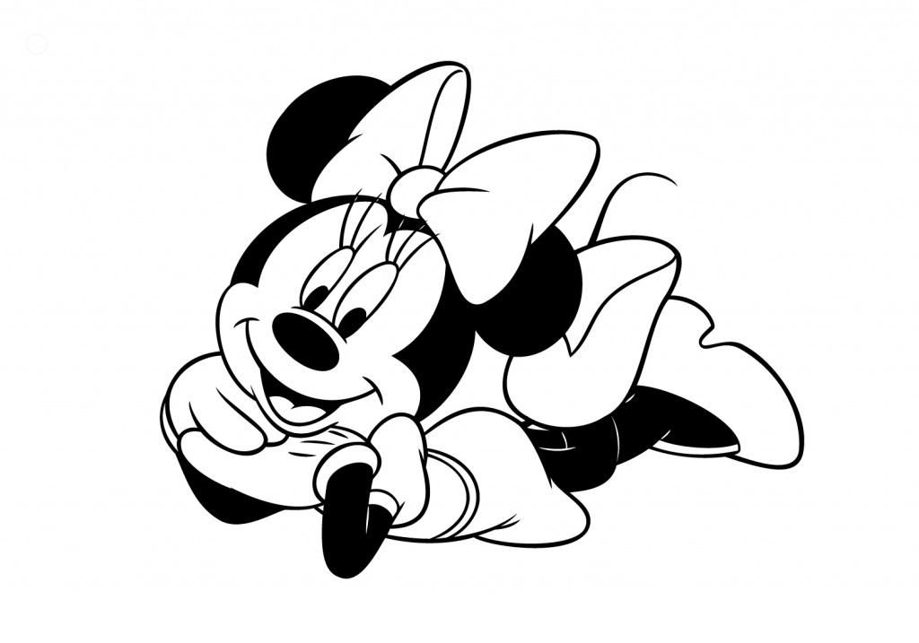 Mickey And Minnie Mouse Coloring Pages Coloring Pages For Adults 