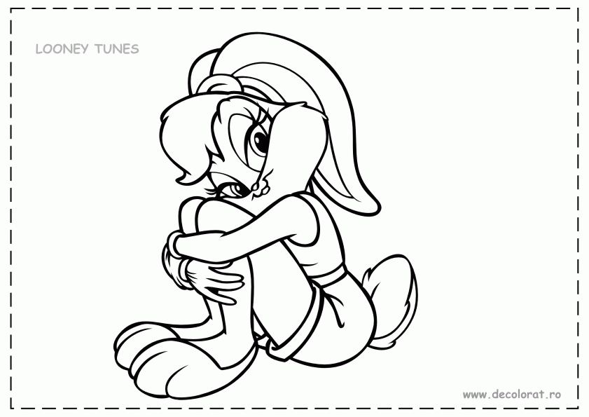 lola looney tunes Colouring Pages