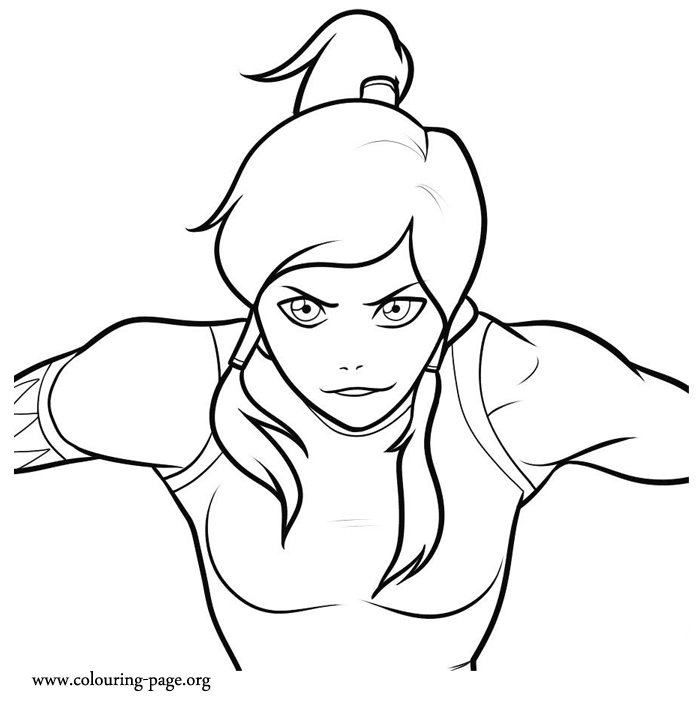 avatar korra Colouring Pages (page 2)