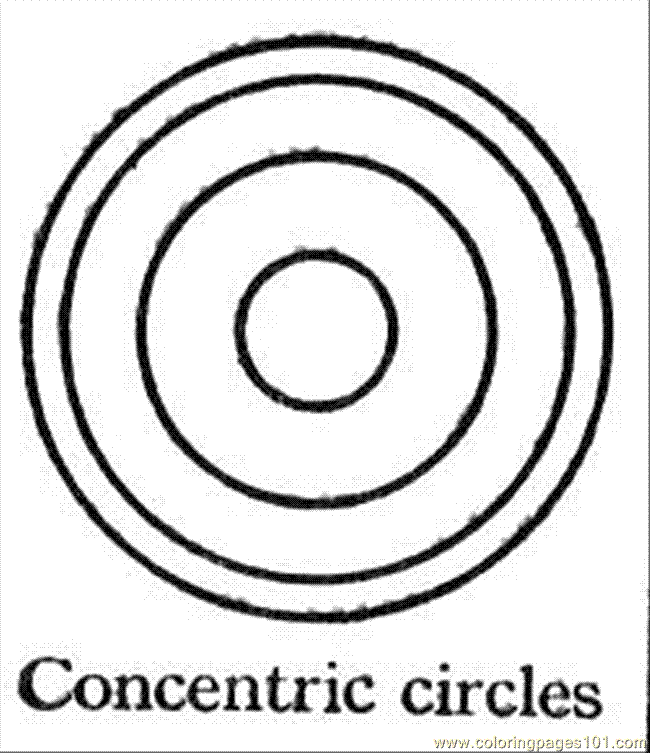 Coloring Pages Circle 5 (Education > Geometry) - free printable 