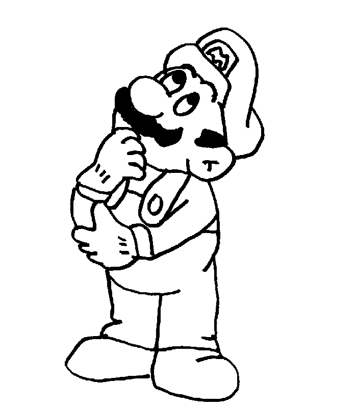 Dibujos para colorear de Super Mario, Plantillas para colorear de 
