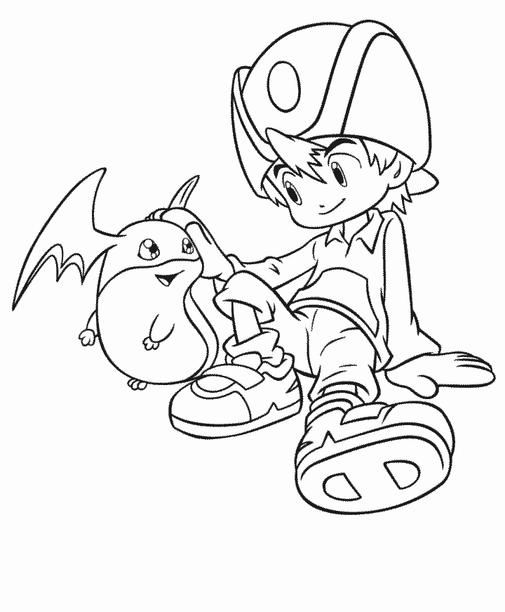 Digimon 23 Cartoons Coloring Pages & Coloring Book