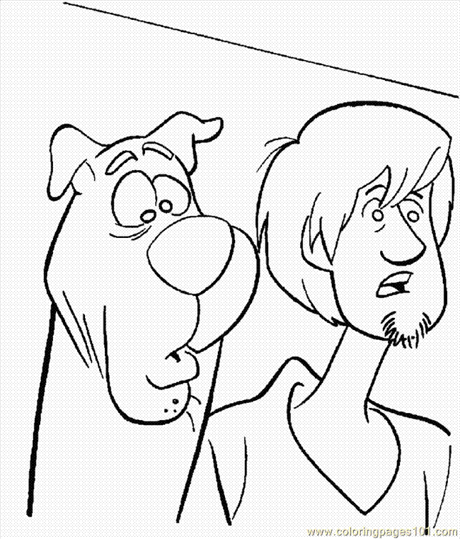 Coloring Pages Scoobydoo2 (Cartoons > Scooby Doo) - free printable 