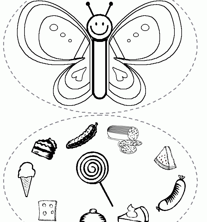 Very Hungry Caterpillar Coloring Pages Printables - Coloring Home