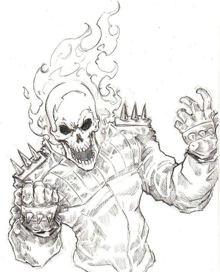 Ghost Rider Coloring Pages | Coloring Pages