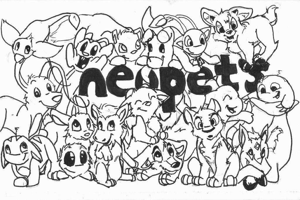Neopets Coloring Pages - Free Coloring Pages For KidsFree Coloring 