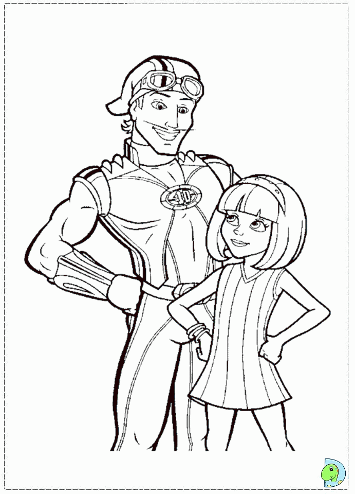Lazytown Coloring Pages - Coloring Home