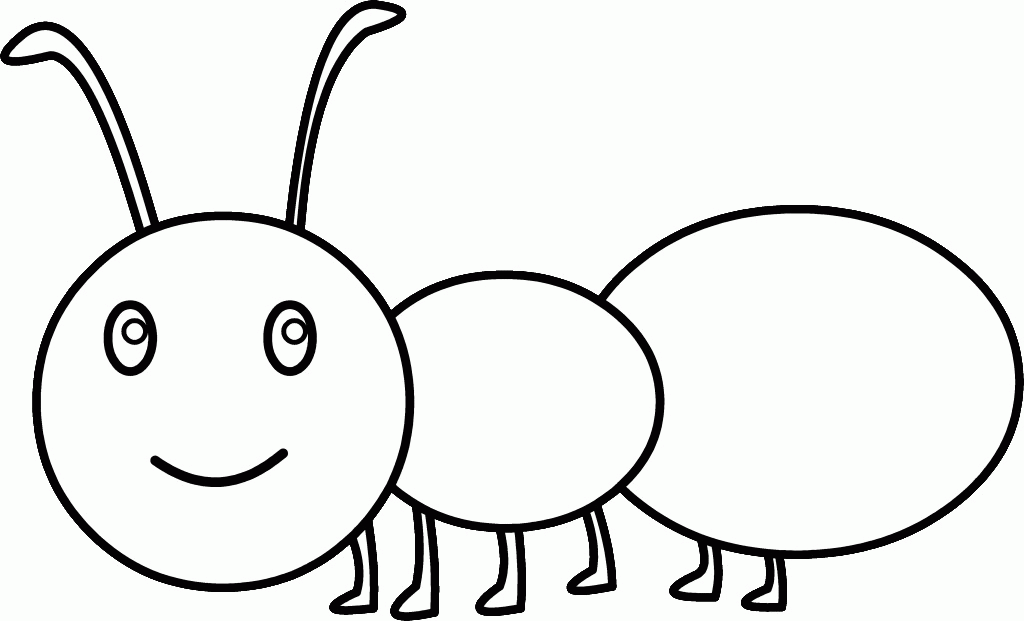 Ant Pictures For Kids Coloring Home