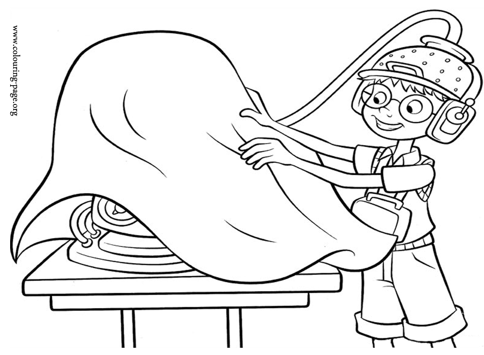 Meet the Robinsons - Lewis in the Science Fair coloring page