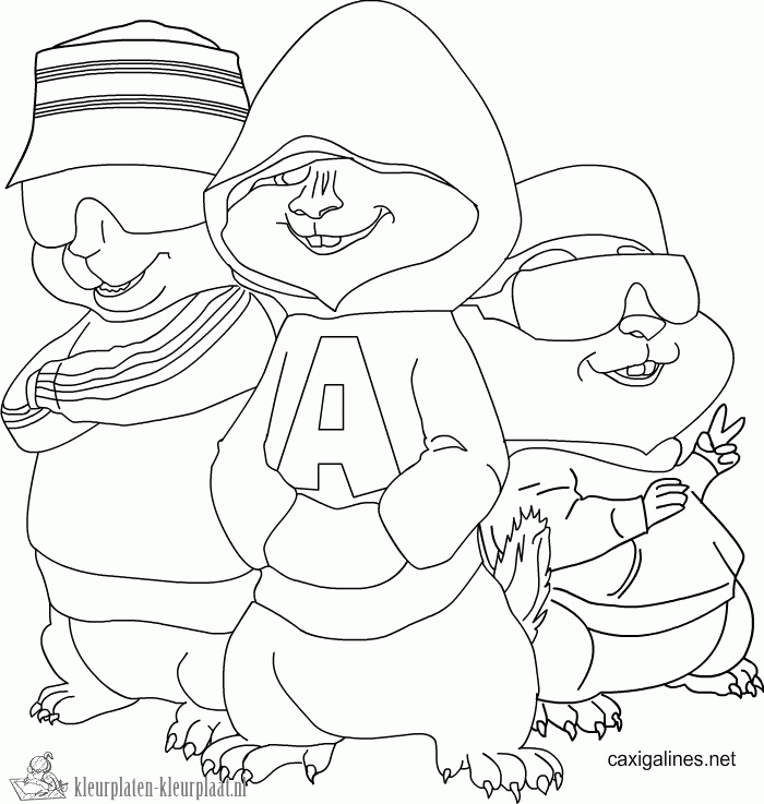 Alvin And The Chipmunks 2 Printable Coloring Pages Coloring Home