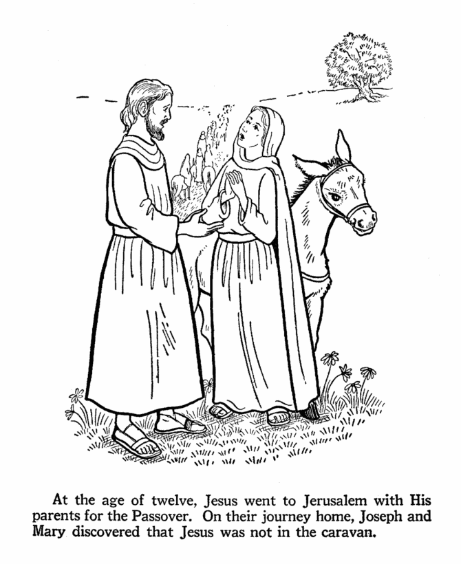 Bible Printables - Bible Coloring Pages - Jesus Youth 3