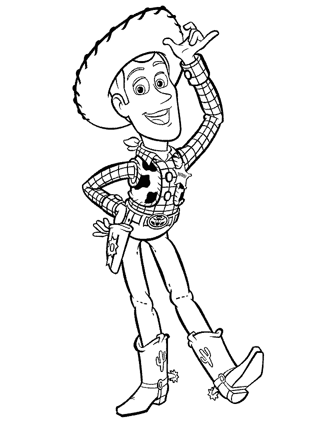 Coloring Page - Cowboy coloring pages 14