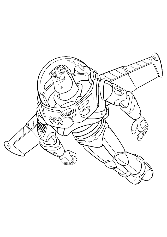 Coloring Pages Of Buzz Lightyear - Free Printable Coloring Pages 