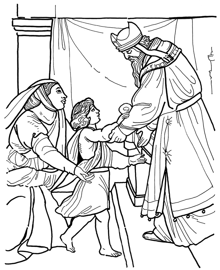 Hannah And Samuel Coloring Page - Coloring Home