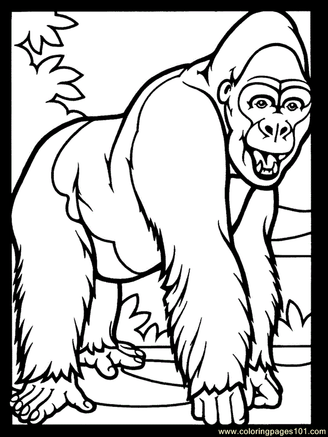 Funny Spider Monkey Coloring Pages - Category - Coloring Home