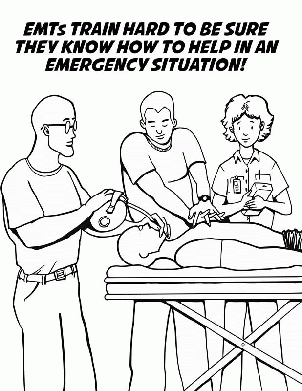 Emt Coloring Pages Images & Pictures - Becuo