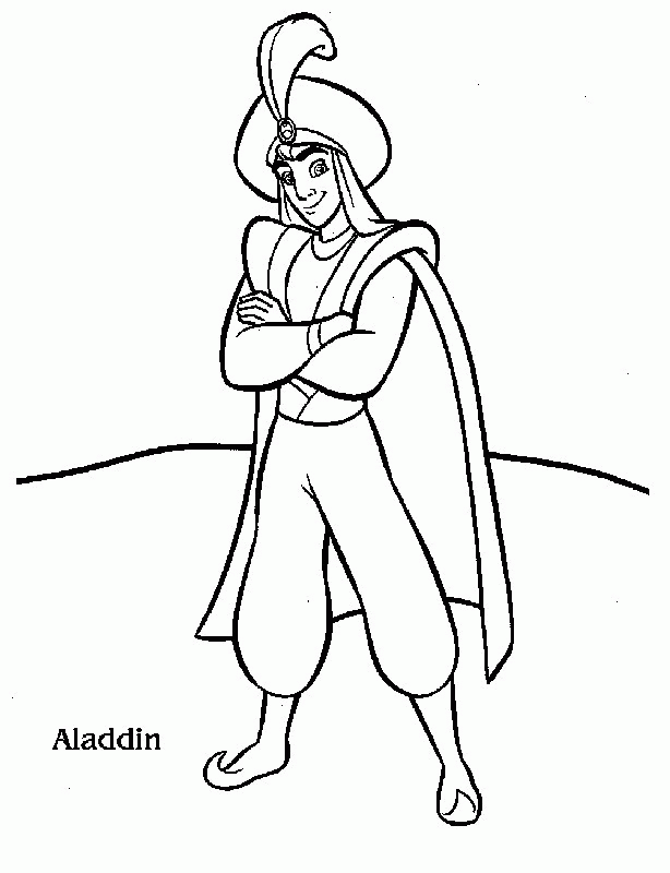 Disney Aladdin and jasmine coloring pages12 « Printable Coloring Pages