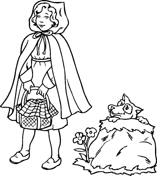 Gambar Red Riding Hood Printables Coloring Home People Pages Category ...