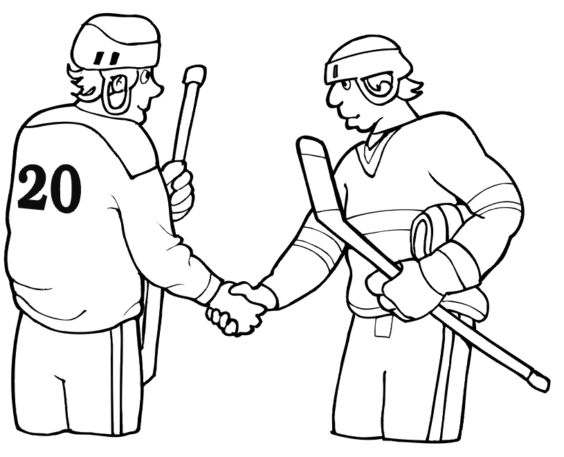 children shaking hands Colouring Pages (page 3)