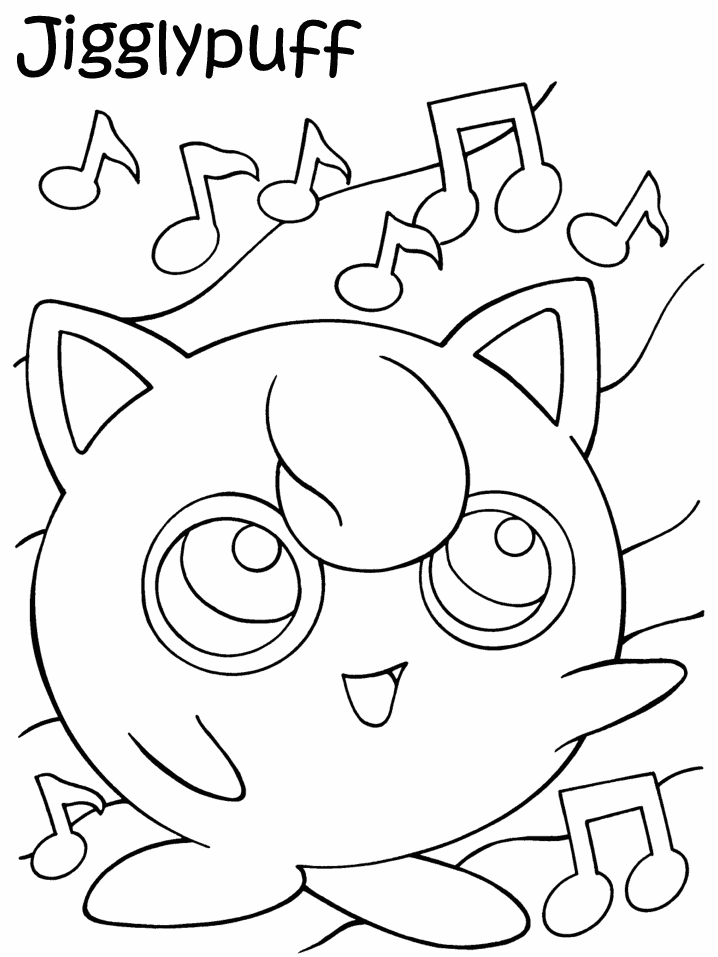 15 Pokemon Coloring Pages for Kids