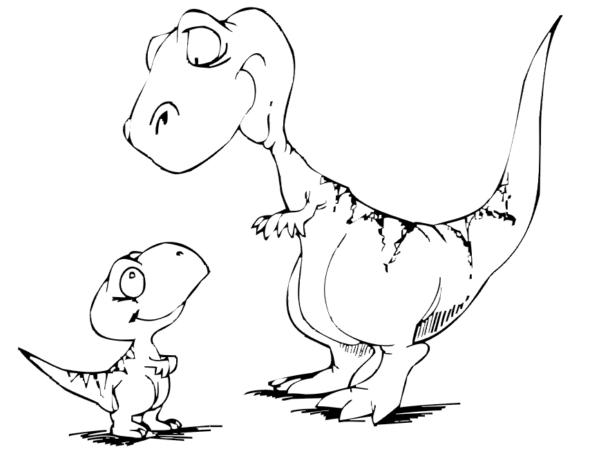 Dino Coloring Pages - Free Printable Coloring Pages | Free 