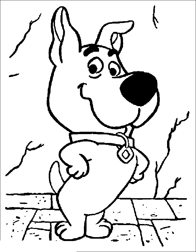 Coloring Pages Of Scooby Doo - Free Printable Coloring Pages 