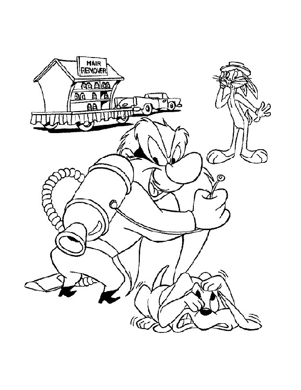Looney Tunes Coloring Pages 9 | Free Printable Coloring Pages 