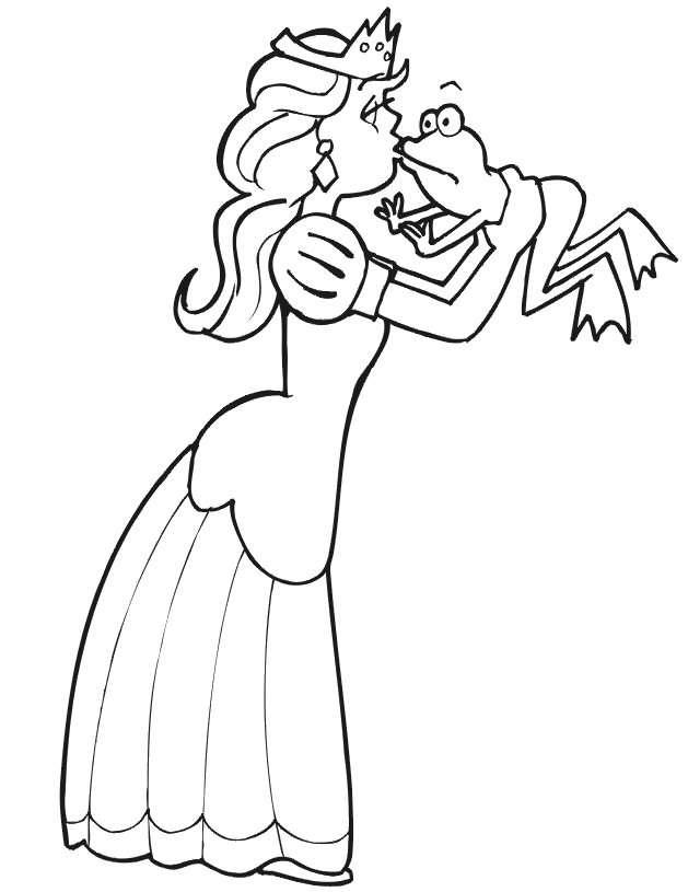 Free Online Princess And The Frog Coloring Pages