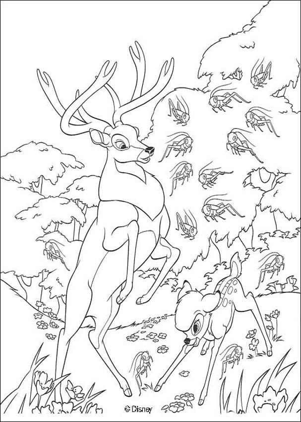 Bambi : Coloring pages, Drawing for Kids, Free Kids Games (page 3)