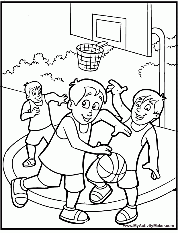 Basketball Coloring Pages - Free Printable Pictures Coloring Pages 