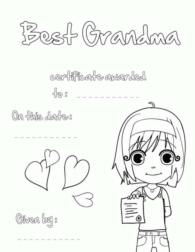 Grandparents Coloring Pages Free Printable Coloring Pages For 