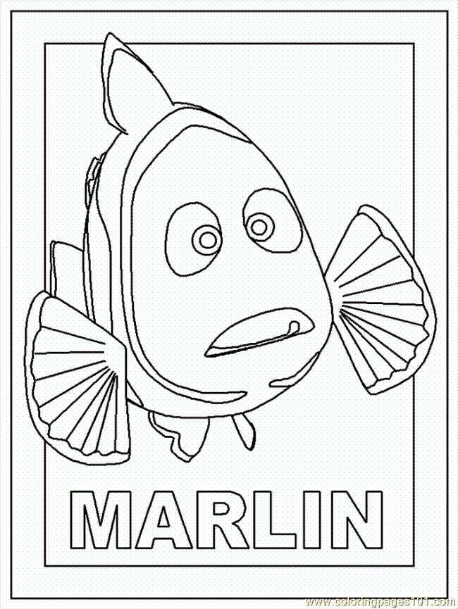 Coloring Pages Finding Nemo12 (10) (Cartoons > Finding Nemo 