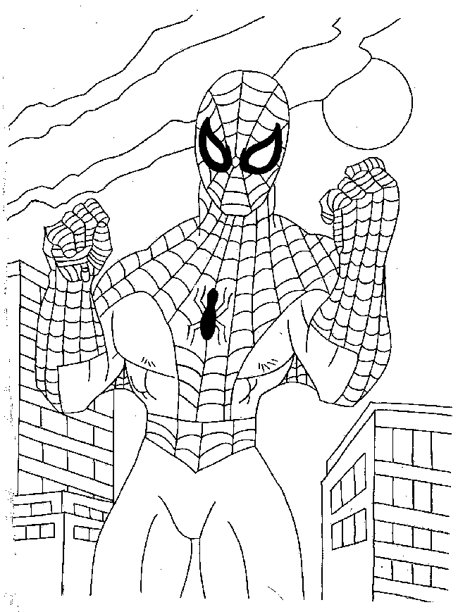 Spiderman Coloring Sheets | Free coloring pages