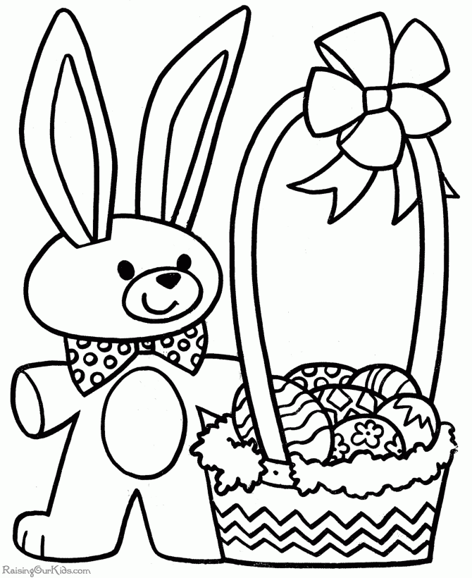 easter coloring pages printable - Free Coloring Pages for Kids
