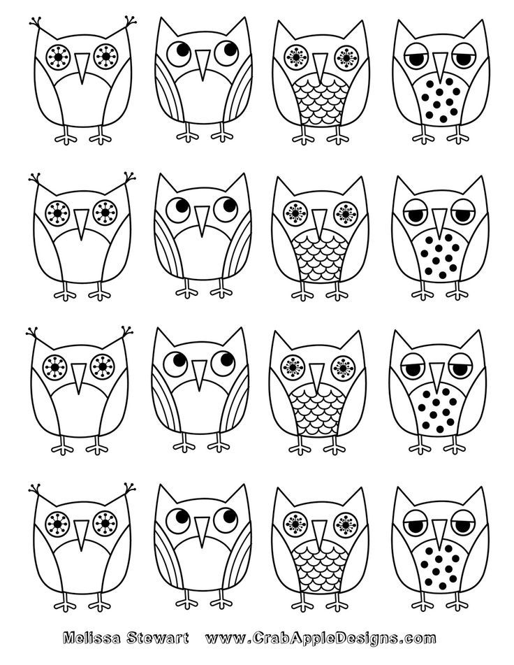 owl printables | Coloring Pages