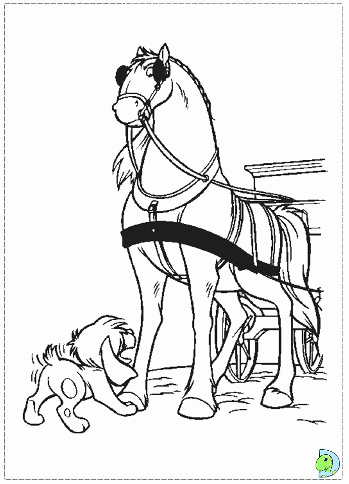 Horse Anastasia Coloring pages | HelloColoring.com | Coloring Pages